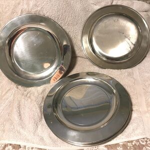 Williamsburg Kirk Stieff Pewter Plates or Chargers